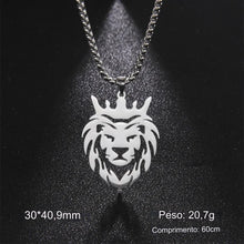 Carregar imagem no visualizador da galeria, Corrente Masculina LION #005