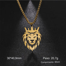 Carregar imagem no visualizador da galeria, Corrente Masculina LION #005