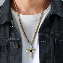 Carregar imagem no visualizador da galeria, Corrente Masculina CRUCIFIX #001