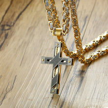 Carregar imagem no visualizador da galeria, Corrente Masculina CRUCIFIX #001