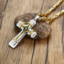 Carregar imagem no visualizador da galeria, Corrente Masculina CRUCIFIX #001