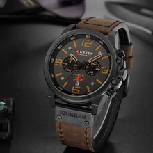 Carregar imagem no visualizador da galeria, Relógio Masculino LEATHER #023