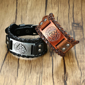 Pulseira de Couro VIKING